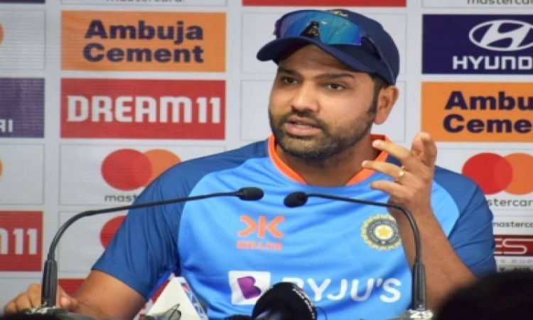 Nagpur: Indian captain Rohit Sharma addresses a press conference ahead of the first test cricket mat