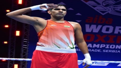 Narender storms into quarters of Strandja Memorial Int'l Boxing Tournament