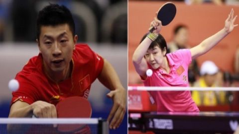Olympic Champions Ma Long and Chen Meng among