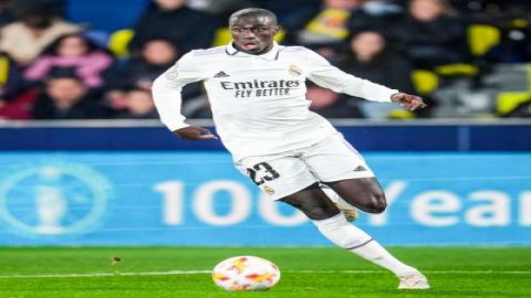 Real Madrid left back Ferland Mendy. (Photo Source: twitter/@brfootball)