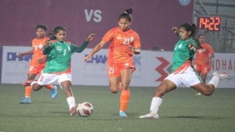 SAFF U-20 Women's Championship: India held goalless draw over Bangladesh