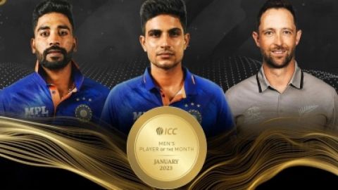 Shubman Gill, Siraj In Shortlist For Men's Player Of The Month For January 2023!