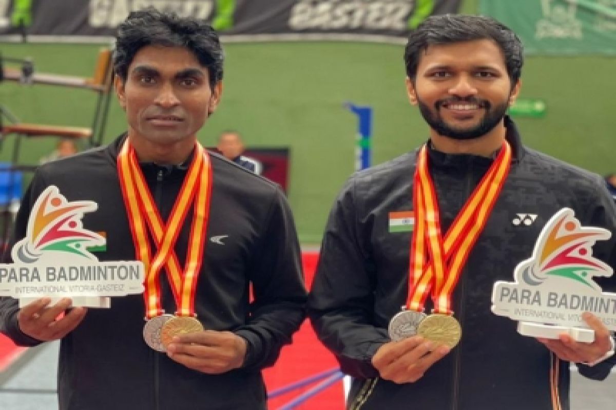 Spanish Para-Badminton: Pramod, Sukant win gold in men's doubles