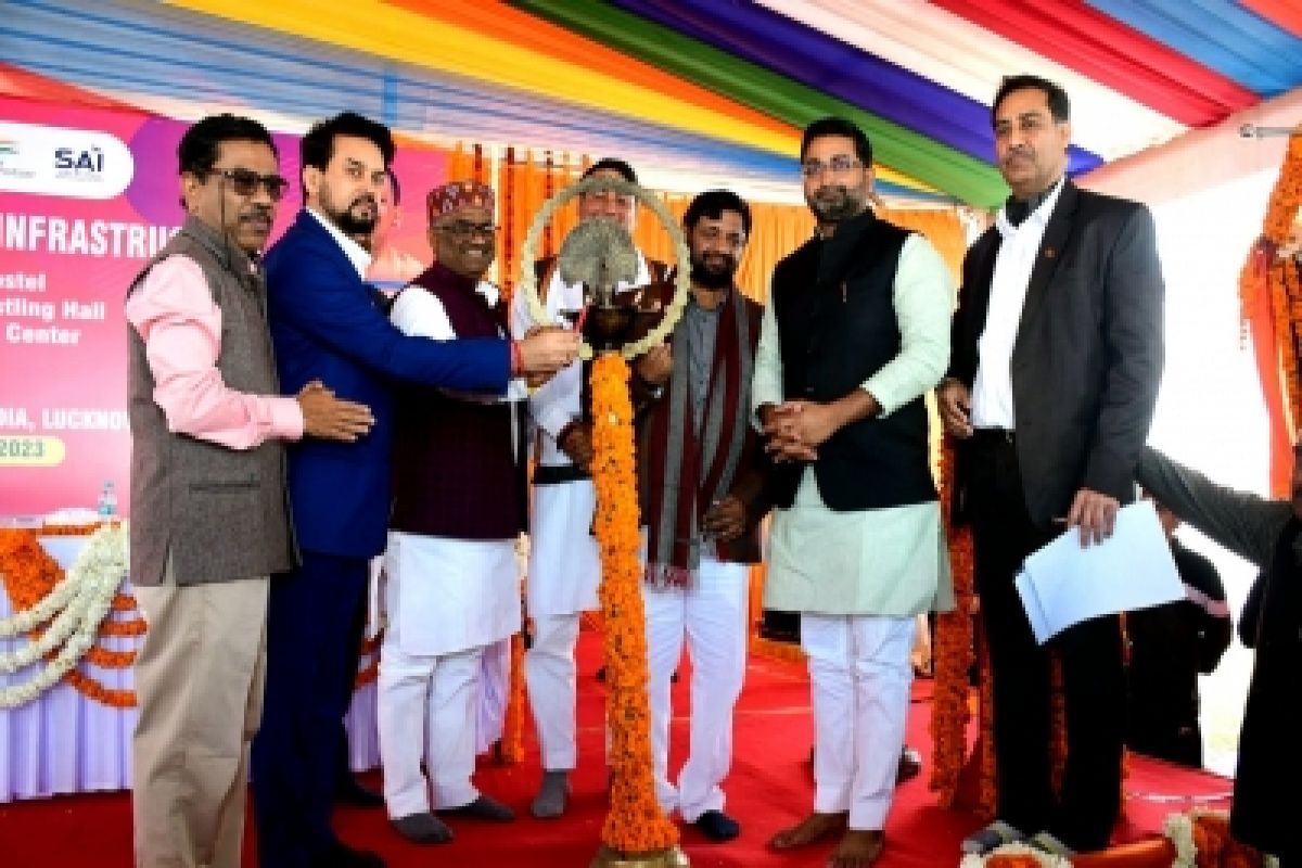 Sports Minister Anurag Thakur inaugurates new sports infrastructure in SAI NCOE Lucknow