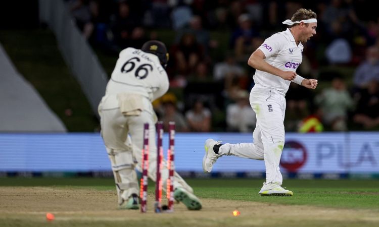 Cricket Image for Stuart Broad Fires England To Verge Of First Test Win Over New Zealand