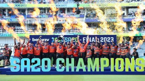 Cricket Image for Sunrisers Eastern Cape Beat Pretoria Capitals By 4 Wickets; Win Inaugural SA20 Tit