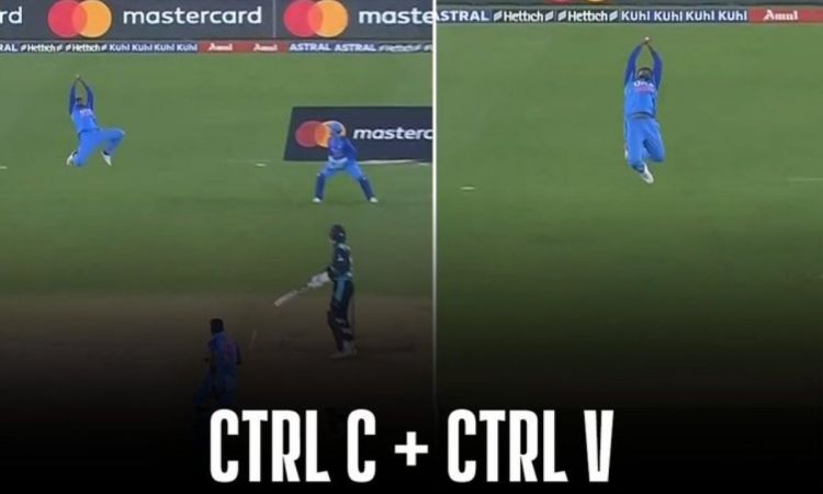 Cricket Image for VIDEO : स्लिप्स में सूर्या ने मचाया तहलका, सुपरमैन बनकर पकड़े एक जैसे दो कैच