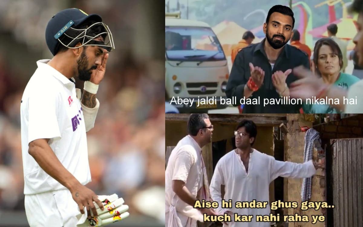 Cricket Image for 'अबे जल्दी बॉल डाल पवेलियन भी निकलना है', KL Rahul पर फिर भड़के फैंस- गिल की जगह म