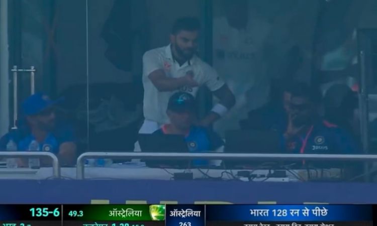 Cricket Image for Virat Kohli Looked Angry After Being Given Out By Third Umpire 