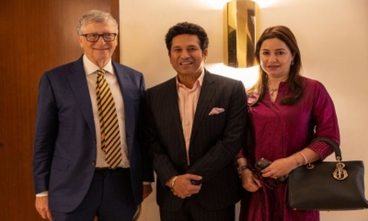 'We are all students for life': Sachin Tendulkar and his wife meet Bill Gates