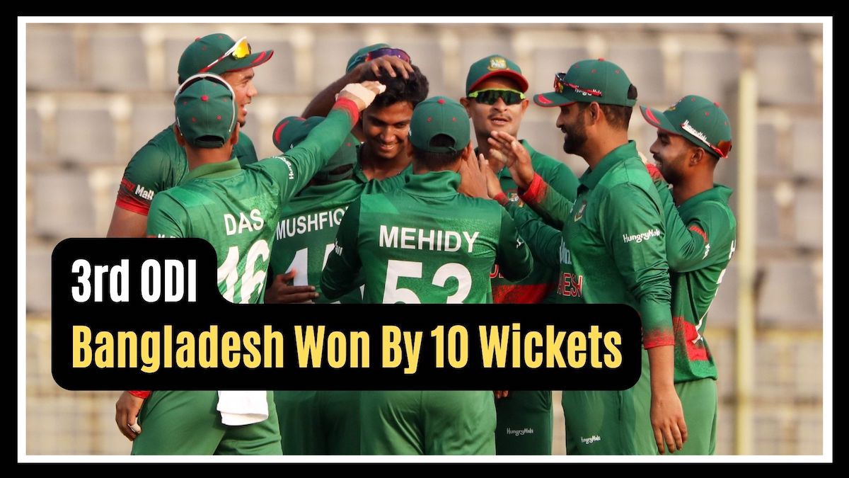 Bangladesh Beat Ireland By 10 Wickets In 3rd ODI