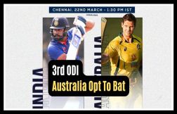 India vs Australia 3rd ODI
