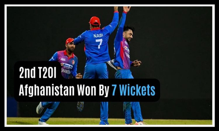 Afghanistan Beat Pakistan By 7 Wickets In 2nd T20I To Claim Series