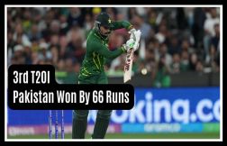 Pakistan beat Afghanistan by 66 runs in 3rd T20I