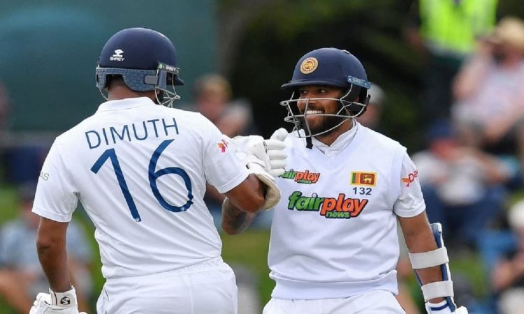 NZ v SL, 1st Test: Mendis, Karunaratne fifties help Sri Lanka reach 305/6 on Day 1.(photo:ICC/Twitte