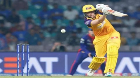 Tahlia McGrath's unbeaten 90 goes in vain as Delhi Capitals hammer UP Warriorz by 42 runs to collect