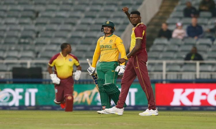 अल्जारी जोसेफ के पंजे की मदद से वेस्टइंडीज ने दक्षिण अफ्रीका को तीसरे टी20 इंटरनेशनल मैच में 7 रन से