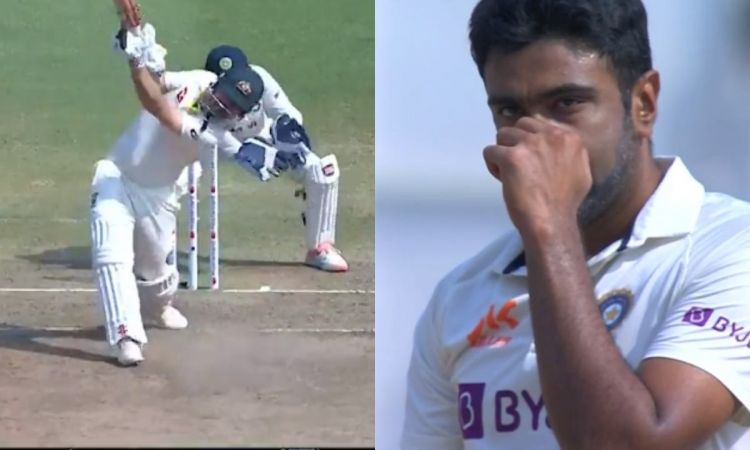 Cricket Image for VIDEO : पिच पर उड़ रहा था धुआं, ट्रेविस हेड ने खड़े-खड़े मार दिया अश्विन को छक्का