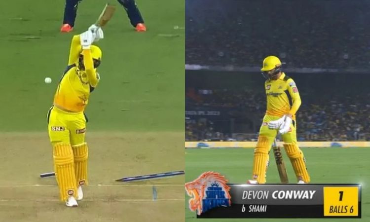  Devon Conway Clean Bowled By Mohammed Shami Gt Vs Csk Ipl 2023!