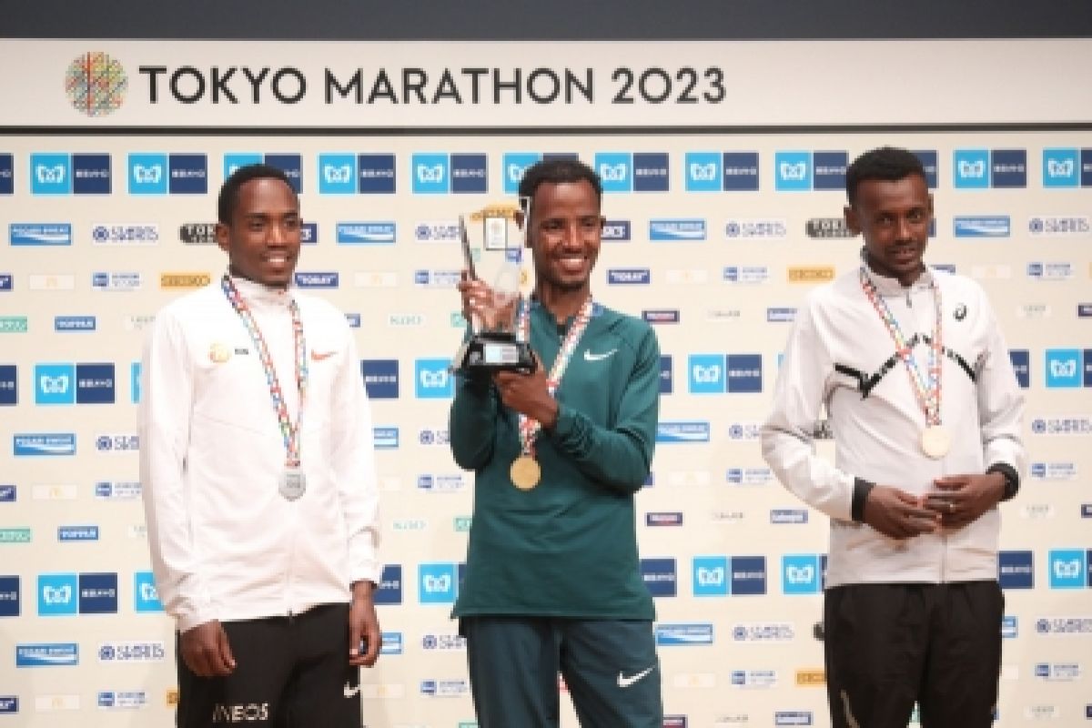 Ethiopian runners claim five out of six podium places at Tokyo Marathon