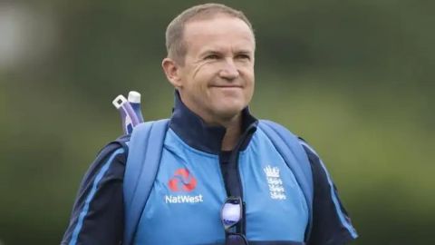 Former Zimbabwe skipper, Andy Flower.(photo;Afghanistan Cricket Board Twitter)