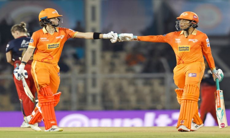 WPL 2023: Gujarat Giants post 188/4 in 20 overs against Royal Challengers Bangalore!