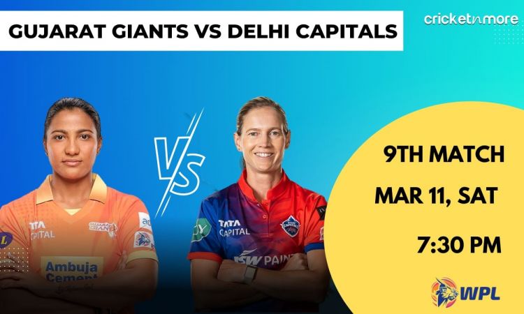Cricket Image for Gujarat Giants vs Delhi Capitals women, 9th Match WPL 2023 – GUJ-w vs DEL-w Cricke