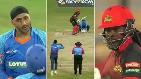 Harbhajan Singh produces magic delivery Chris Gayle shellshocked Watch Video