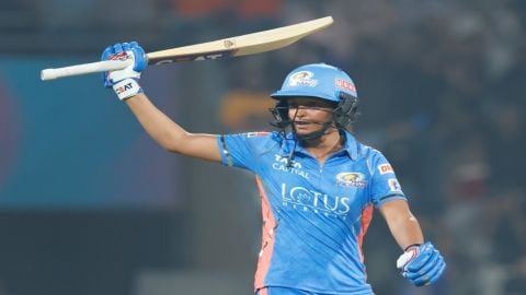 GUJ W Vs MI W: MI Skipper Harmanpreet Hammers First Fifty Of WPL 2023