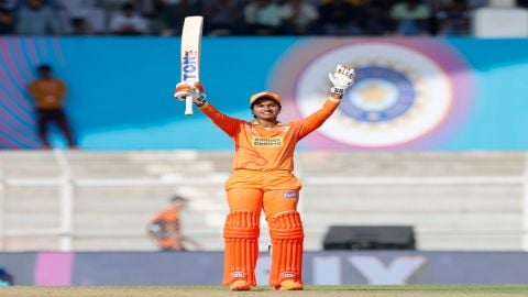 WPL 2023: Hemalatha, Gardner's fireworks helps Gujarat Giants post a total of 178 runs!