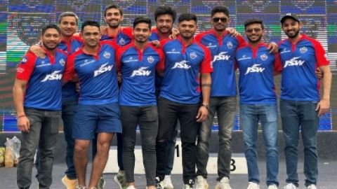 IPL 2023: Delhi Capitals unveil new jersey ahead of upcoming season.