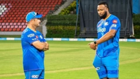 IPL 2023: Kieron Pollard begins his batting coach role with Mumbai Indians