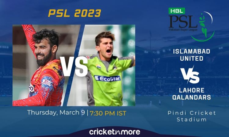 Cricket Image for Islamabad United vs Lahore Qalandars, 26th Match PSL 8 – ISL vs LAH Cricket Match 