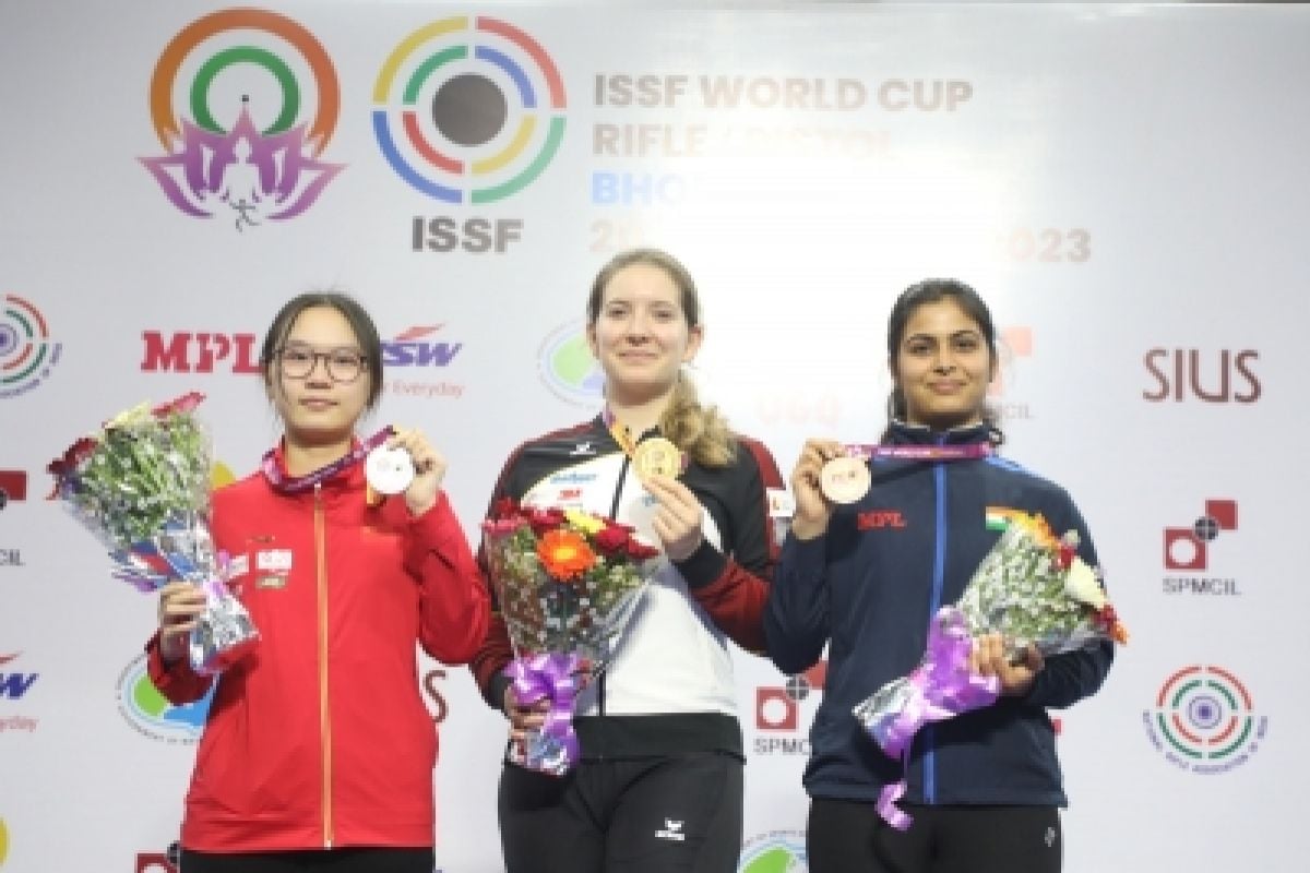 ISSF World Cup Manu Bhaker Wins India's Sixth Medal, China Claims