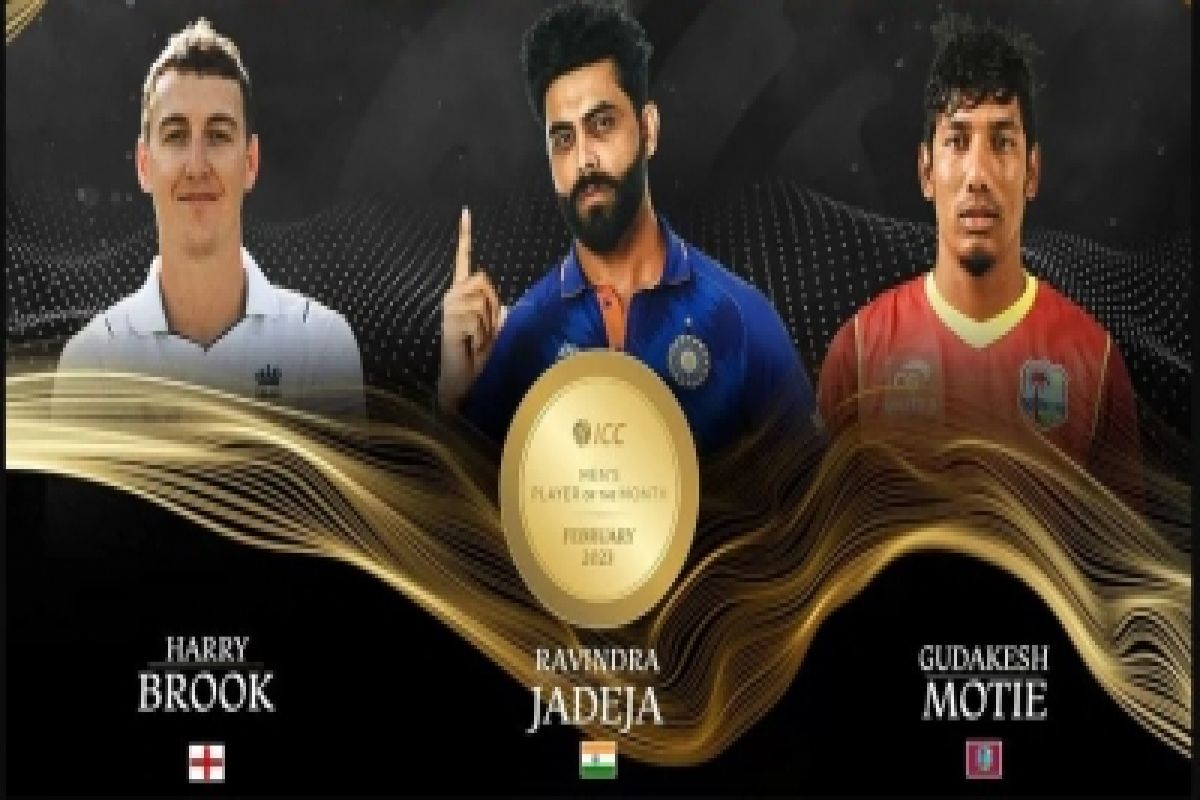 Jadeja, Brook, Motie shortlist for ICC Men's Player of the Month for February
