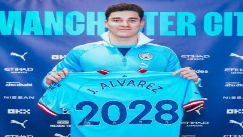 Julian Alvarez extends contract with Manchester City till 2028