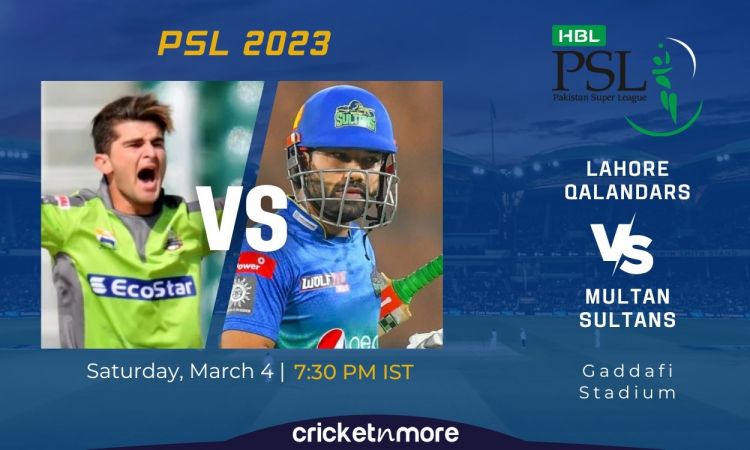 Cricket Image for Lahore Qalandars vs Multan Sultans, 20th Match PSL 8 – LAH vs MUL Cricket Match Pr