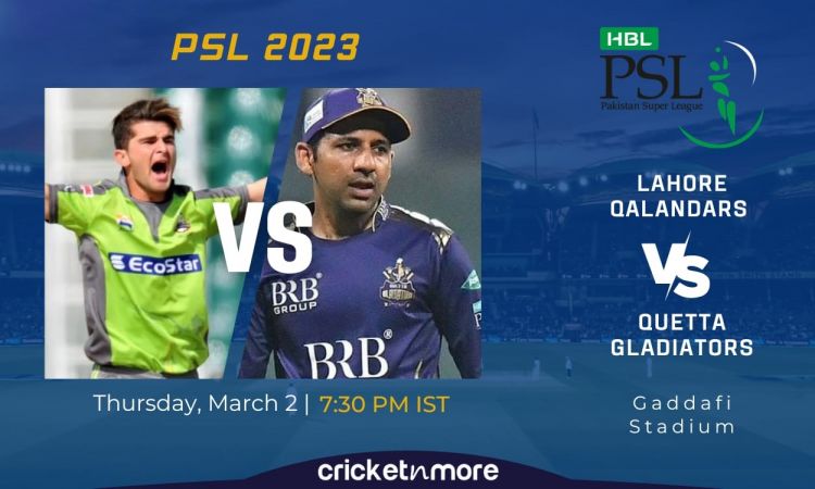 Cricket Image for Lahore Qalandars vs Quetta Gladiators, 18th Match PSL 8 – LAH vs QUE Cricket Match
