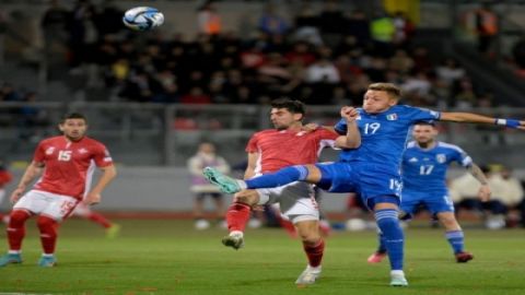Italy beat Malta in Euro qualifiers