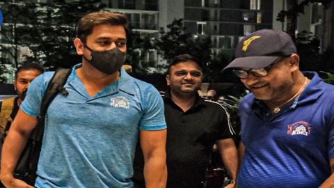 MS Dhoni arrived in Chennai for a IPL Camp!