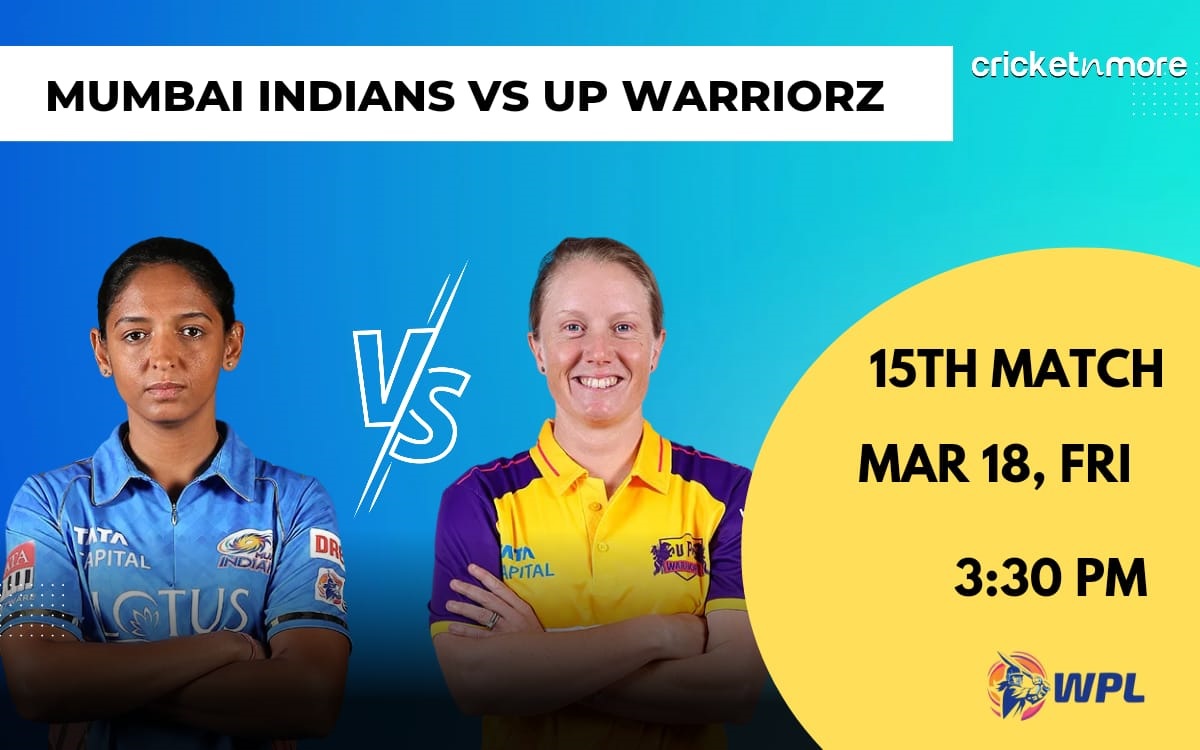 Cricket Image for Mumbai Indians vs UP Warriorz, 15th Match WPL 2023 – MI-w vs UPW-w Cricket Match P
