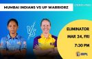 Cricket Image for Mumbai Indians vs UP Warriorz, Eliminator WPL 2023 – MI-w vs UPW-w Cricket Match P
