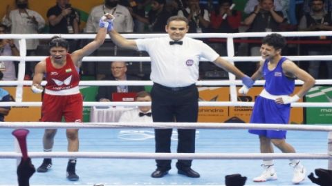 Nitu, Nikhat, Saweety confirm medals at IBA Women's World Boxing Championships; enter semis