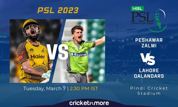 Cricket Image for Peshawar Zalmi vs Lahore Qalandars, 23rd Match PSL 8 – PES vs LAH Cricket Match Pr