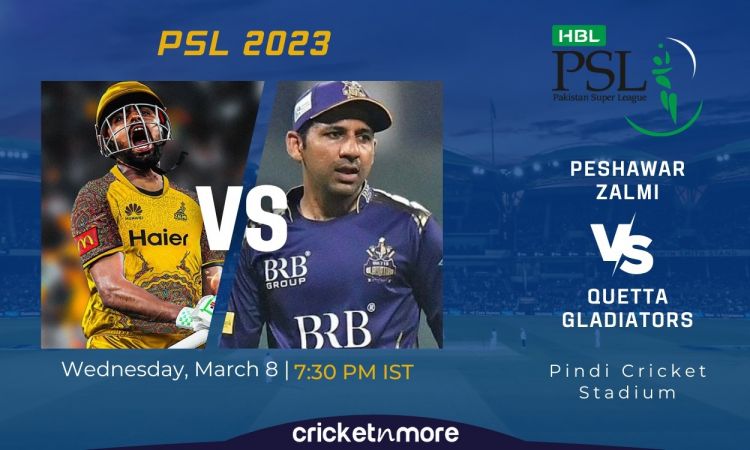 Cricket Image for Peshawar Zalmi vs Quetta Gladiators, 24th Match PSL 8 – PES vs QUE Cricket Match P