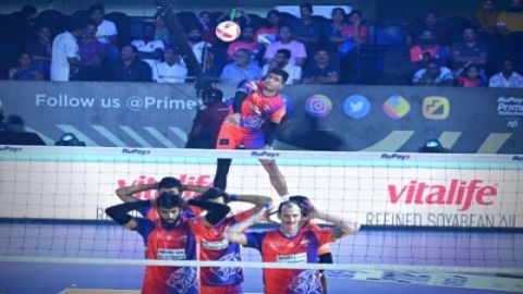 PVL: Kolkata Thunderbolts bow out in semis, lose to Bengaluru Torpedoes