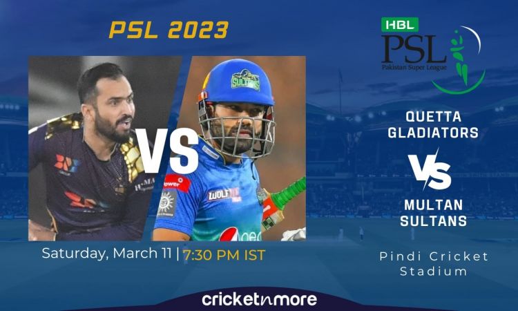 Cricket Image for Quetta Gladiators vs Multan Sultans, 28th Match PSL 8 – QUE vs MUL Cricket Match P