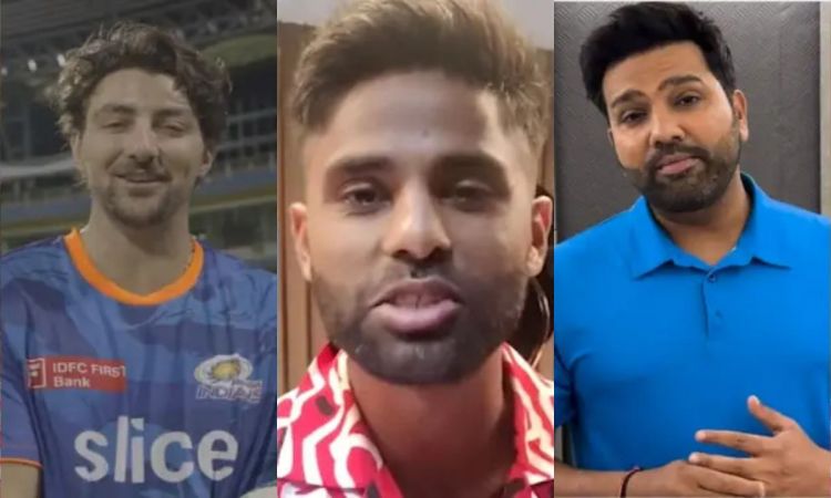 Cricket Image for VIDEO: रोहित, सूर्या और टिम डेविड ने दिया मुंबई इंडियंस की लड़कियों के लिए स्पेशल 