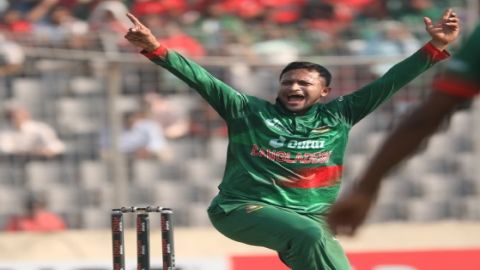 Shakib Al Hasan completes 300 ODI wickets!