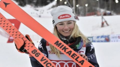 Shiffrin equals Stenmark's record with 86th World Cup title